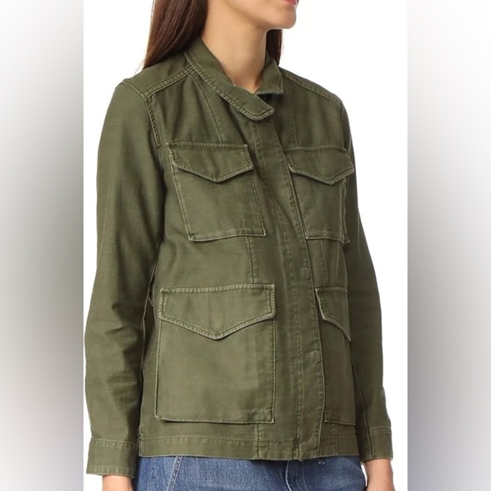 VINCE. Green Utility Jacket - Picture 2 of 8